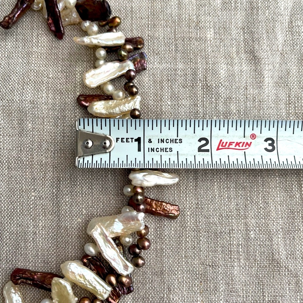 Freshwater Pearl Double Strand Necklace - Picture 5 of 9